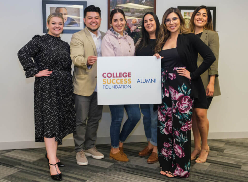 CSF alumni posing in a group